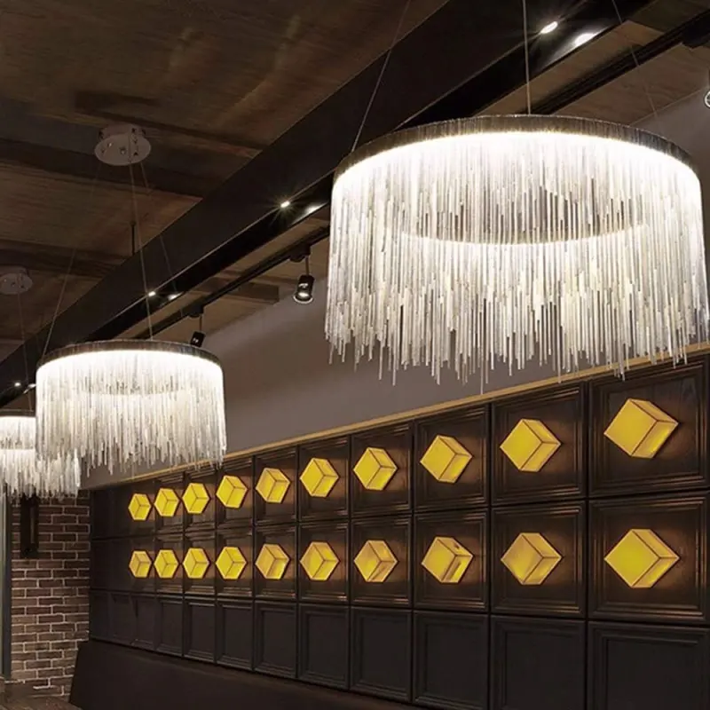 Previzualizare 3: Lustra LED suspendata cu telecomanda ILLUMINA MAGNUS, 38W, lumina Rece/Calda/Neutra, Dimabila, Argintiu