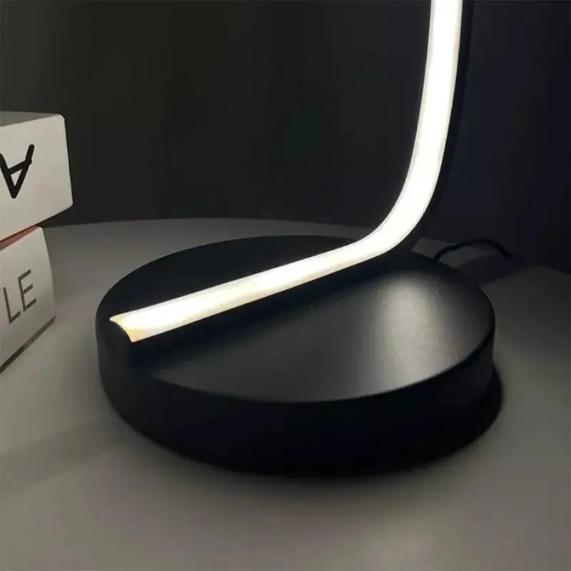 Previzualizare 4: Veioza LED Nemesis, 14W, Lumina Rece/Calda/Neutra, Metal si Acril, Negru