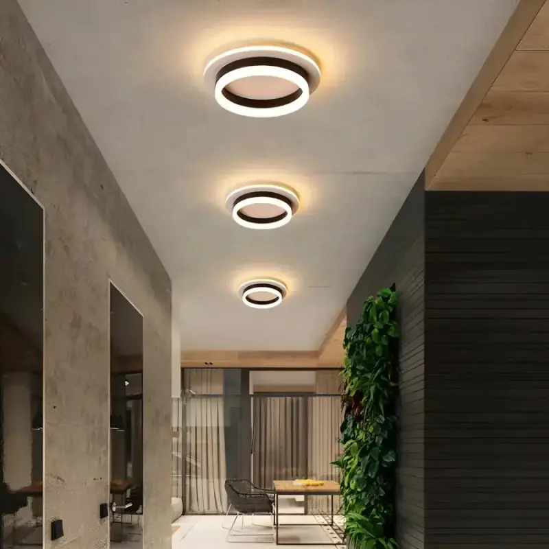 Previzualizare 2: Lustra LED SOLENA ROTONDA 13W, Diametru 25cm, lumina Rece/Calda/Neutra, Alb Negru