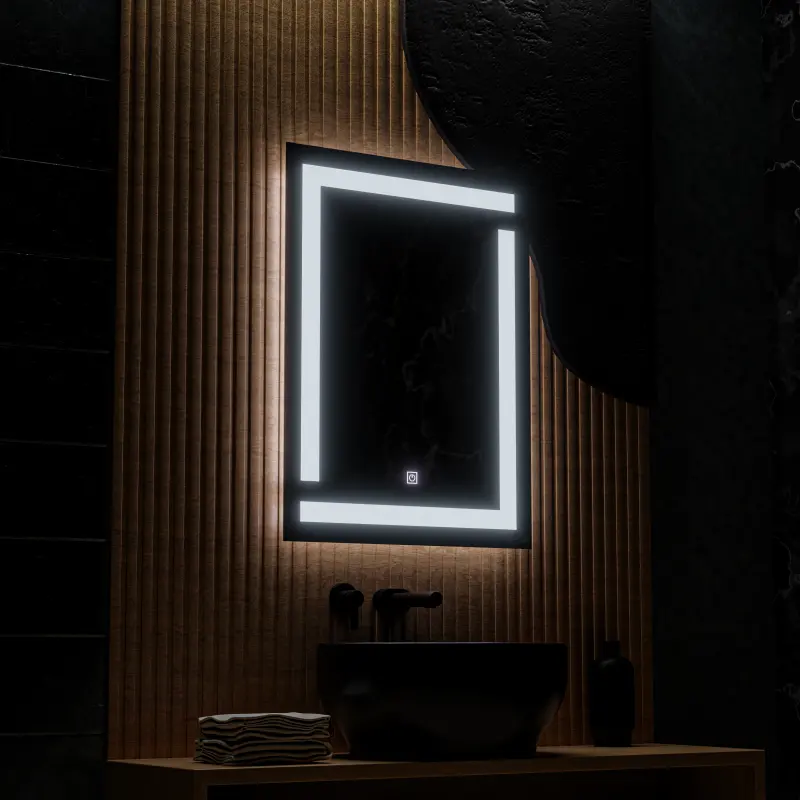 Previzualizare 3: Oglinda LED Giga, 60x80cm, 14W, Touch, Lumina 6000K