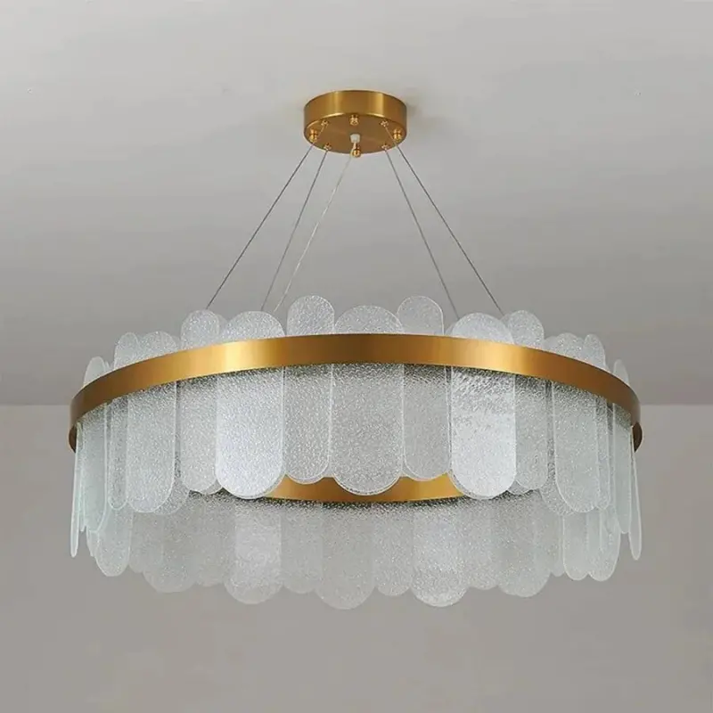 Previzualizare 3: Candelabru LED cu Telecomanda Alvaro 128W Dimabil Auriu