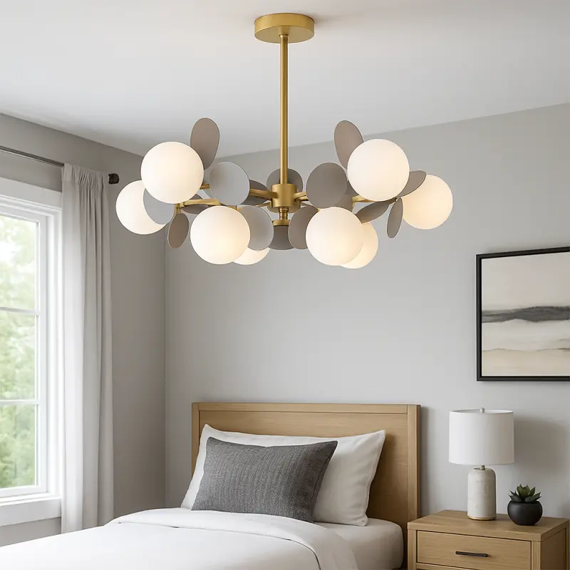 Previzualizare 3: Lustra Suspendata SVEN, 15x G9, Gri