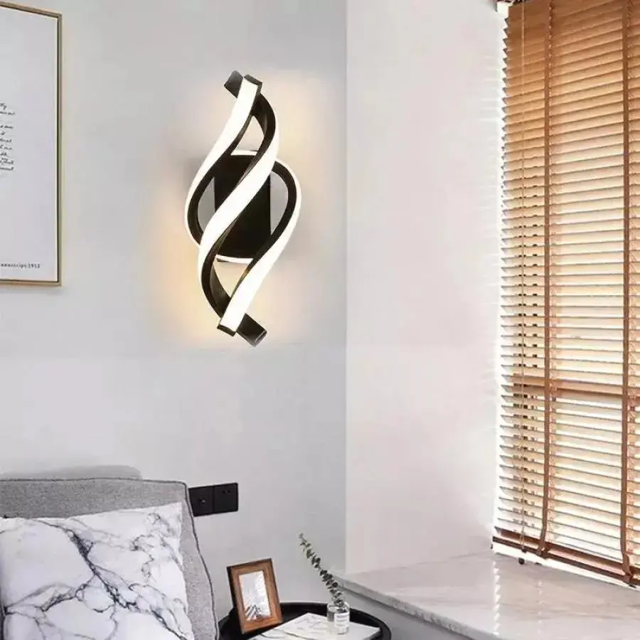 Aplica LED Reid 13W, Lumina Rece/Calda/Neutra, Negru