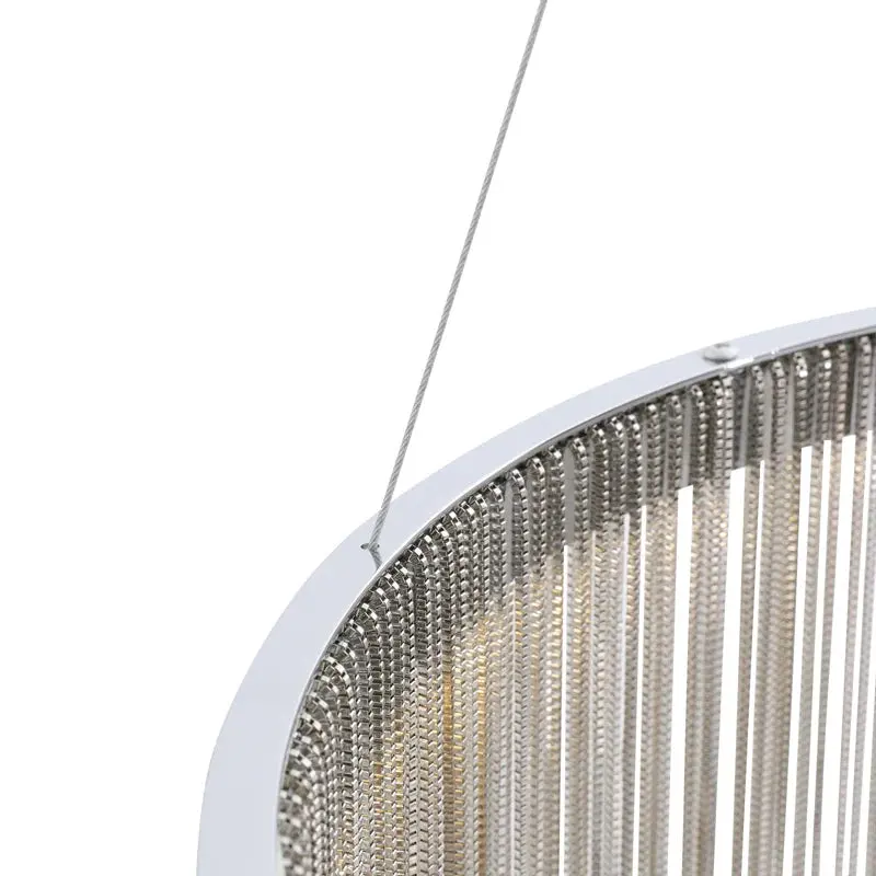 Previzualizare 4: Lustra LED suspendata cu telecomanda ILLUMINA MAGNUS, 20W, lumina Rece/Calda/Neutra, Dimabila, Argintiu
