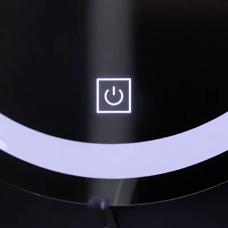 Previzualizare 2: Oglinda LED Touch Gallio , Diametru 60cm, Lumina Rece 6000K, Sticla