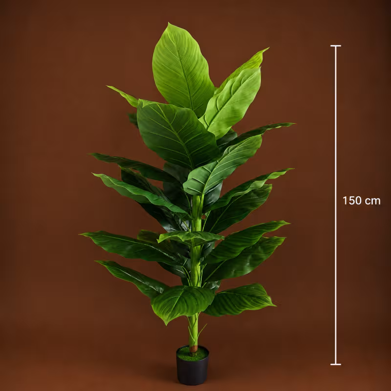 Previzualizare 4: Planta Artificiala Tip Bananier Musa, 150 cm, Verde