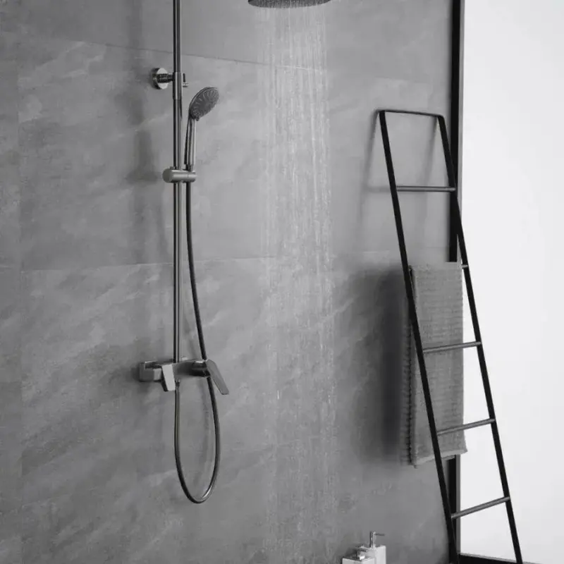 Previzualizare 3: Coloana Dus, Alama Sanitara, Satinat, 9910N