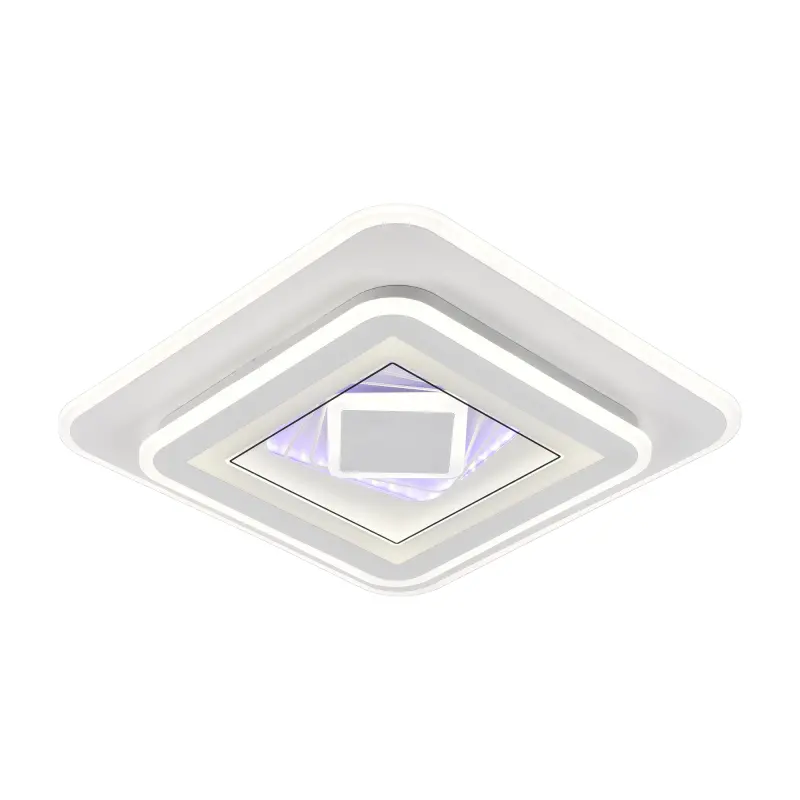 Lustra LED DOLIA, 56W, 50x50cm, lumina Rece/Calda/Neutra, Alb