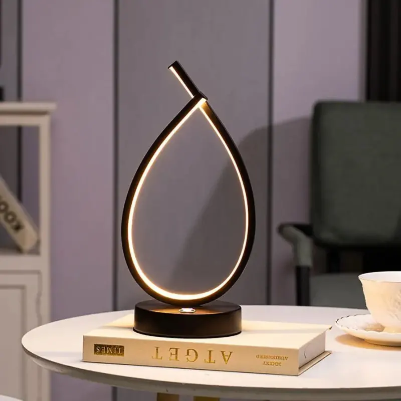 Previzualizare 2: Veioza LED Genesis, 10W, Lumina Rece/Calda/Neutra, Metal si Acril, Negru