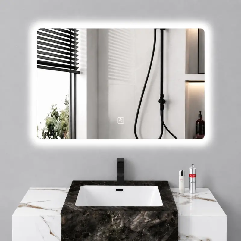 Previzualizare 3: Set Mobilier VANTA pentru Baie, 80cm, 3 Piese, Alb