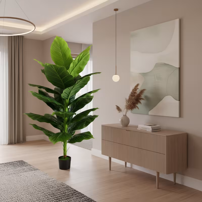 Previzualizare 3: Planta Artificiala Tip Bananier Musa, 150 cm, Verde