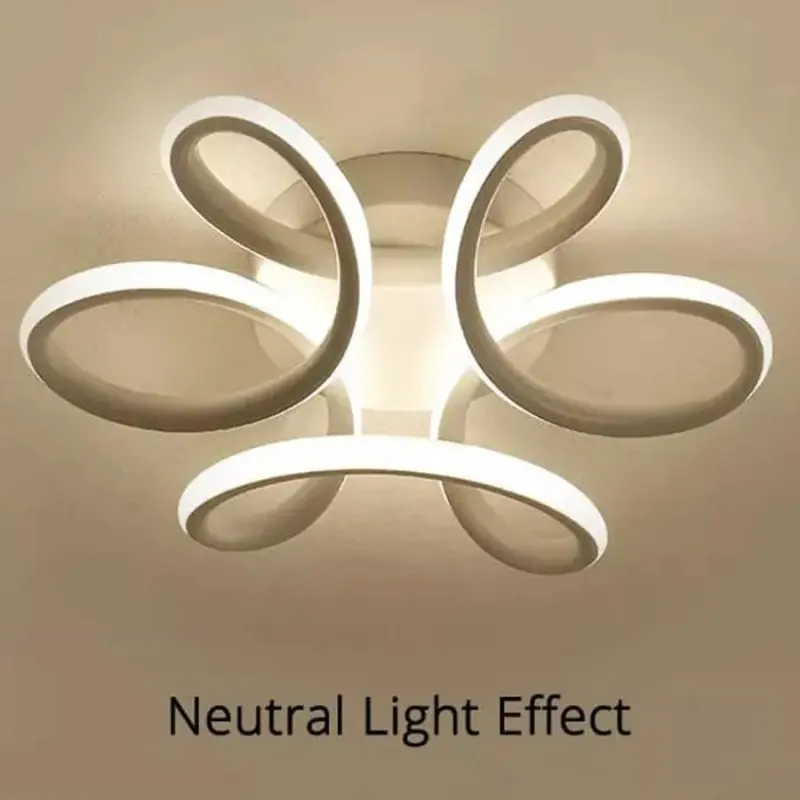 Previzualizare 3: Lustra LED PANZEA 36W, lumina Rece/Calda/Neutra, Alb