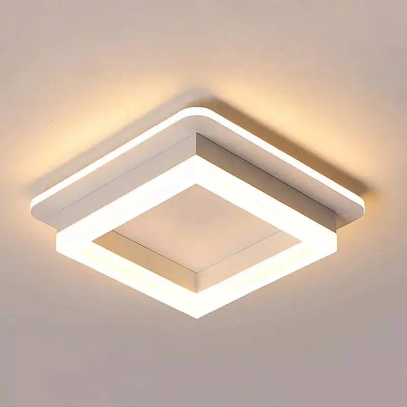 Previzualizare 4: Lustra LED MODERNA 26W, Dimensiune 19.5x19.5, Patrata, lumina Rece/Calda/Neutra, Alb