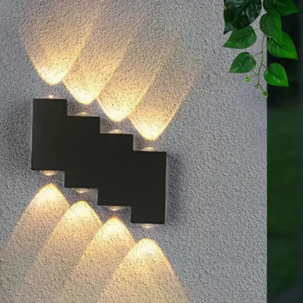 Previzualizare 3: Aplica LED AX232, Exterior, 8 Surse, 8W, Negru, 3000K