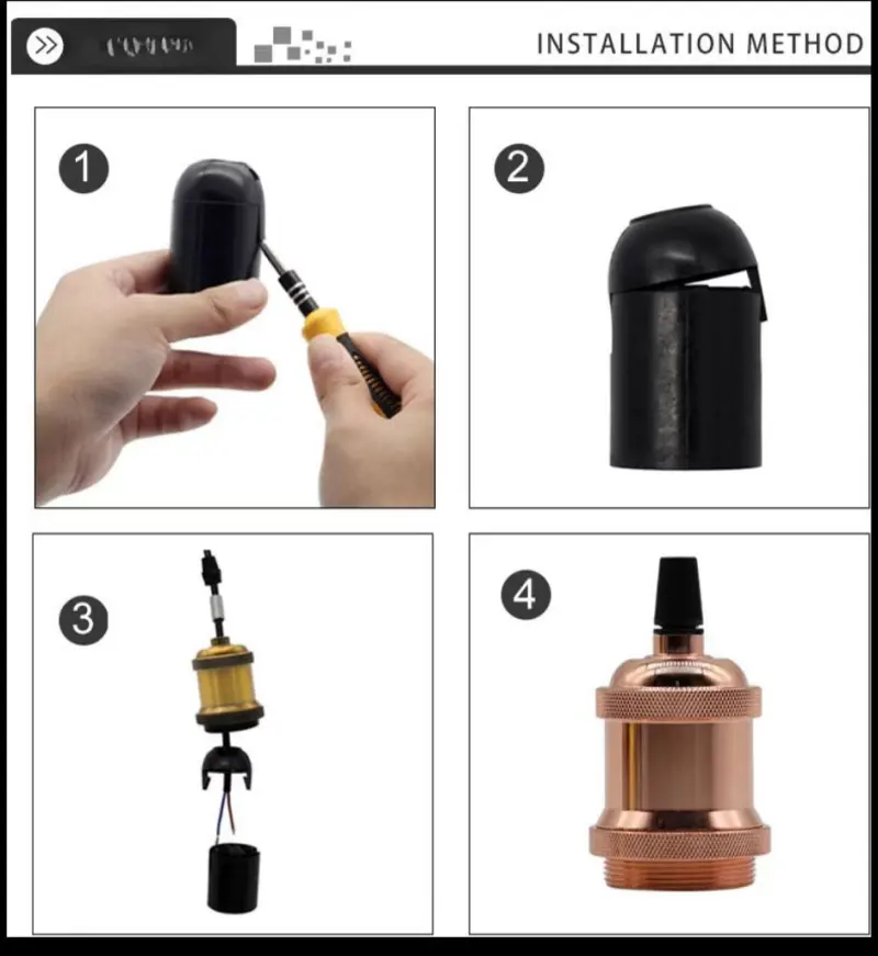 Previzualizare 4: Lustra Antichizata, 1xE27, 100cm,Metal, Bronz