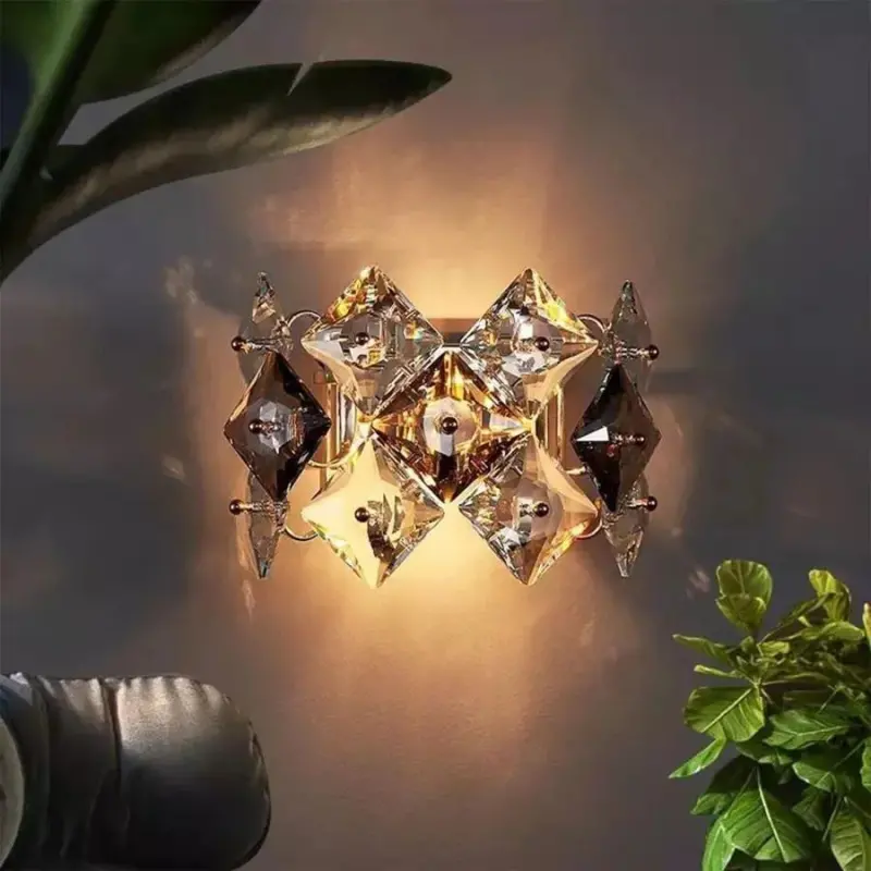 Previzualizare 2: Aplica Yasmina 2xE14, Metal si Cristal, Crom
