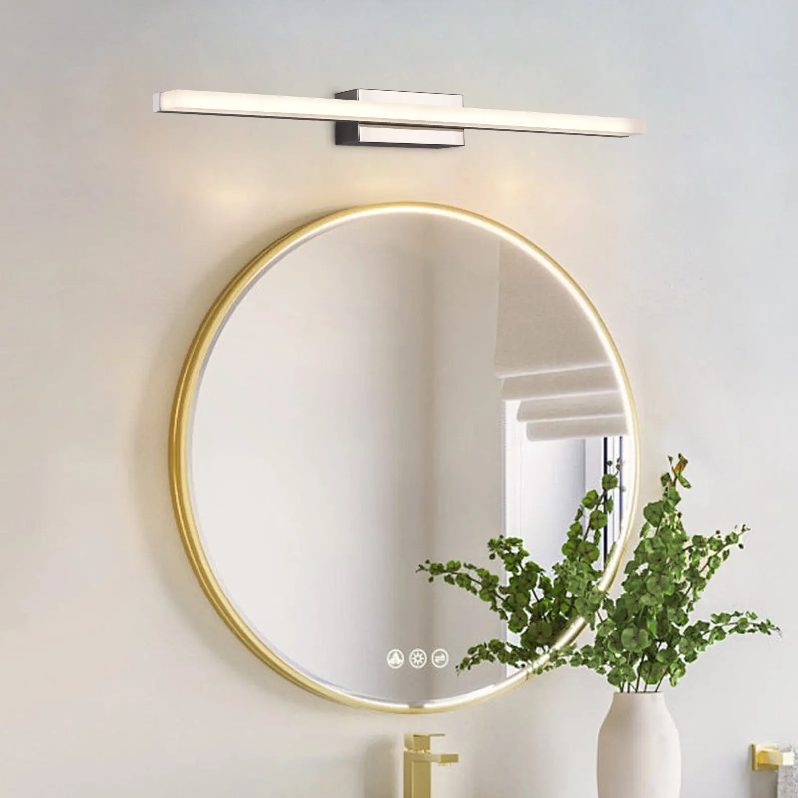 Aplica LED, COMO, 7W, liniara, lumina Calda/Neutra/Rece, Negru