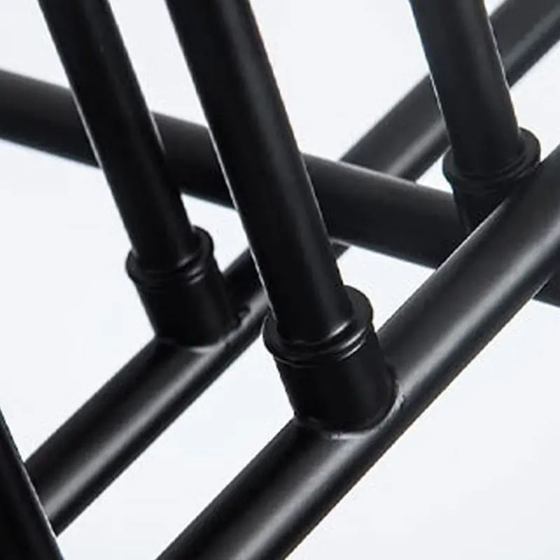 Previzualizare 2: Lustra Clasica Modernist Octa, 8x E27, Negru, Design Modern, Metal, Fara Abajur