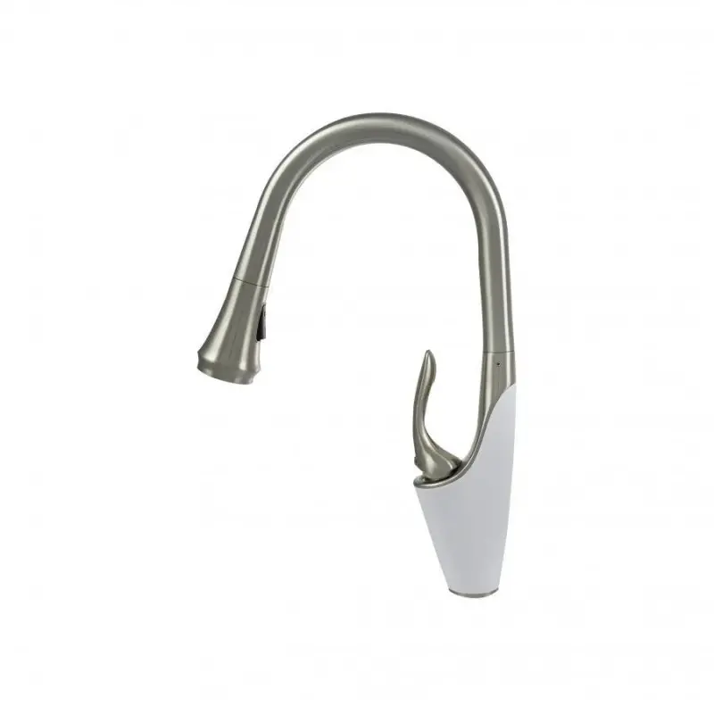 Previzualizare 2: Baterie Bucatarie cu Dus Extractibil, Alama Sanitara, Crom, W054