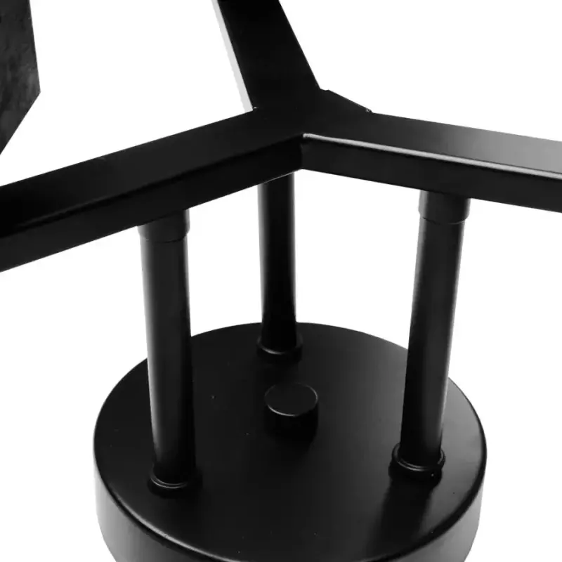 Previzualizare 3: Lustra VANJA cu Abajur Patrat, 3 X Dulie E27 Alb / Negru