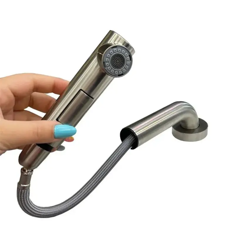 Previzualizare 2: Baterie Bucatarie cu Dus Extractibil Inox Argintiu YSQ/106