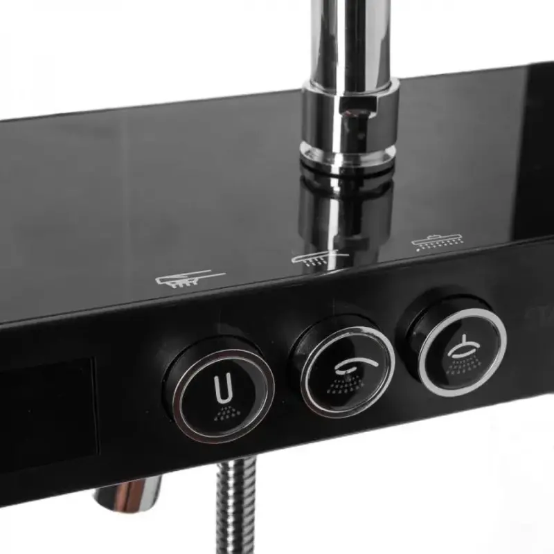 Previzualizare 3: Coloana Dus Afisaj LCD Inox Negru Argintiu SJG/003