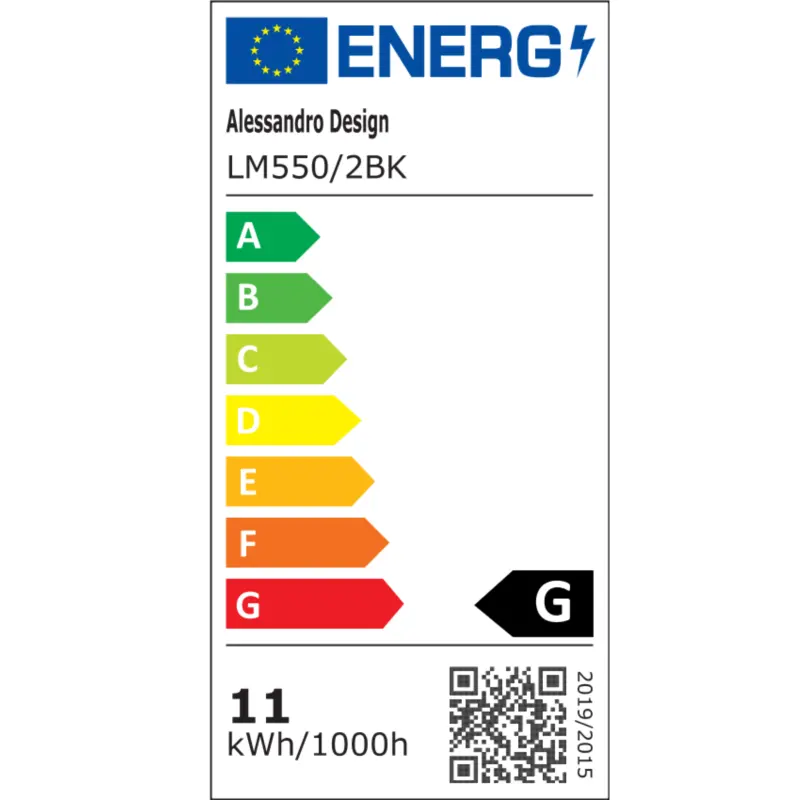 Previzualizare 3: Lustra LED Suspendata LM550/2BK, 11W, Lumina 3000/4000/6000K, Negru, Inaltime Reglabila