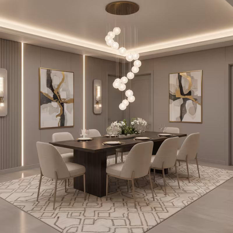 Candelabru Cristal LED MILLE, 18xG9 , Diametru 60cm x Inaltime 340cm, Cristal si Metal, Auriu