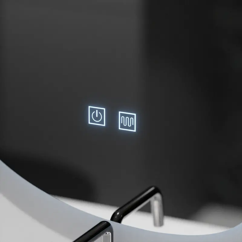 Previzualizare 4: Oglinda LED Organica 80x60cm, Fluido Touch, Sistem Dezaburire, Dimabila