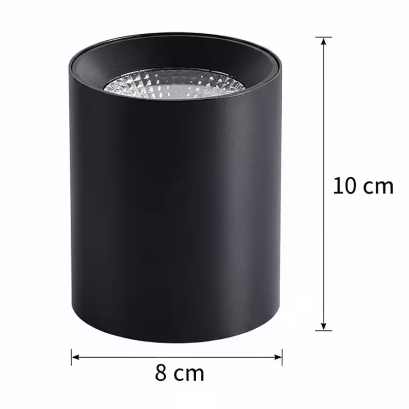 Previzualizare 4: Spot LED TINNIE, Fix, 8W, Lumina Neutra 4000K, Negru
