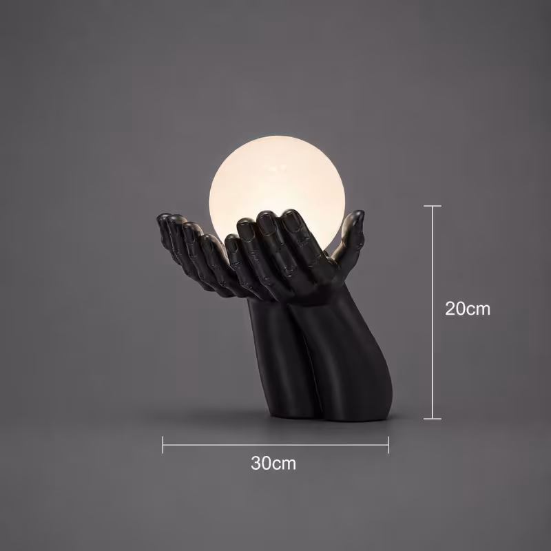 Previzualizare 4: Aplica Decorativa RUKI, 30x20cm, 1xG9, Sticla si Resina, Negru