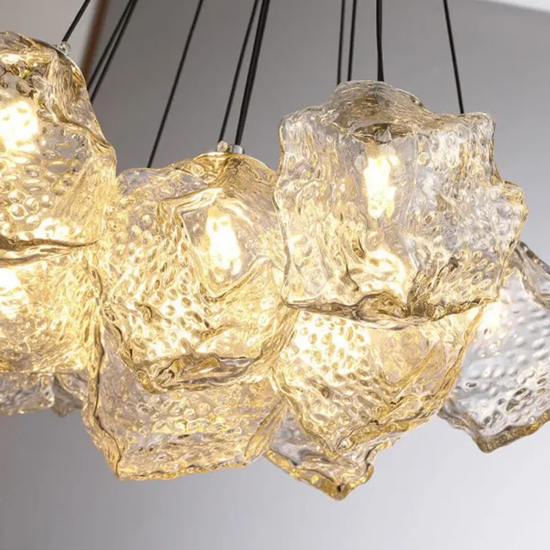 Previzualizare 2: Lustra MODERNA ECOLUCE, Glob, 7xE27, Inaltime Reglabila, Crom