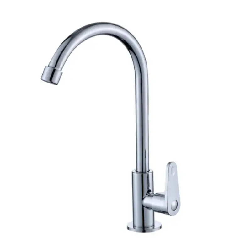 Previzualizare 2: Baterie Apa Rece Inox, Crom, Pipa Rotativa, Inalta WH511