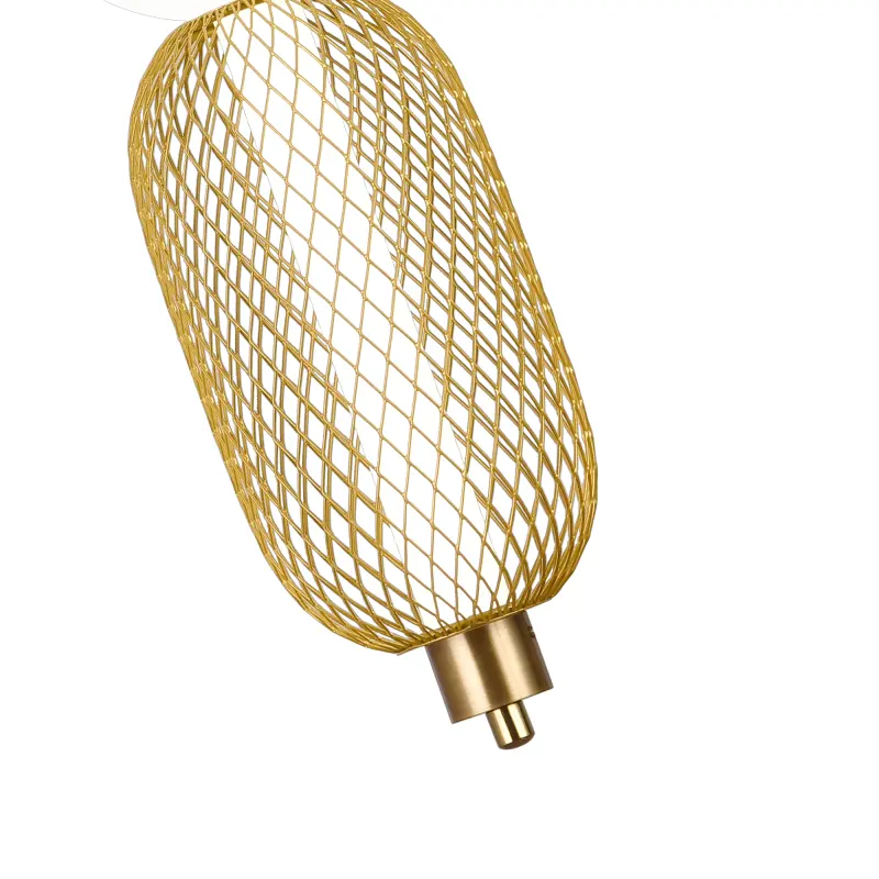Previzualizare 2: Lustra LED Suspendata LM550/2GD, 11W, Lumina 3000/4000/6000K, Auriu, Inaltime Reglabila
