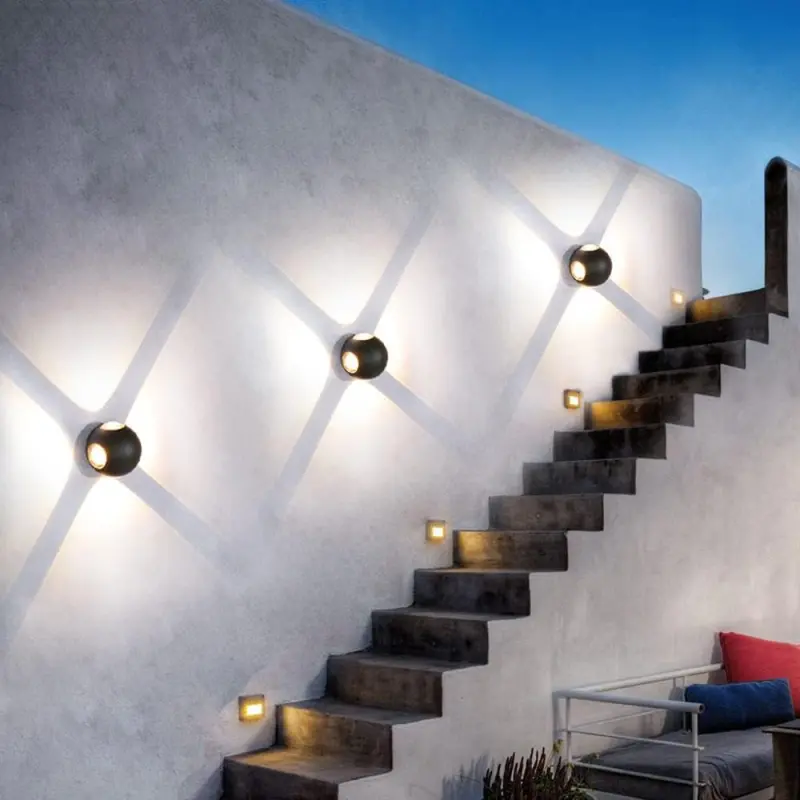 Previzualizare 2: Aplica LED AX240, Exterior, 4 Surse, 4W, Negru, 3000K