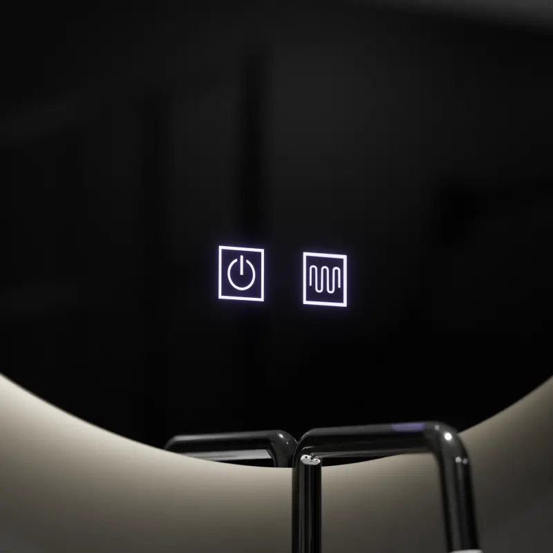 Previzualizare 2: Oglinda LED Semiluna 54x60, Arcana Touch, Sistem Dezaburire, Dimabila