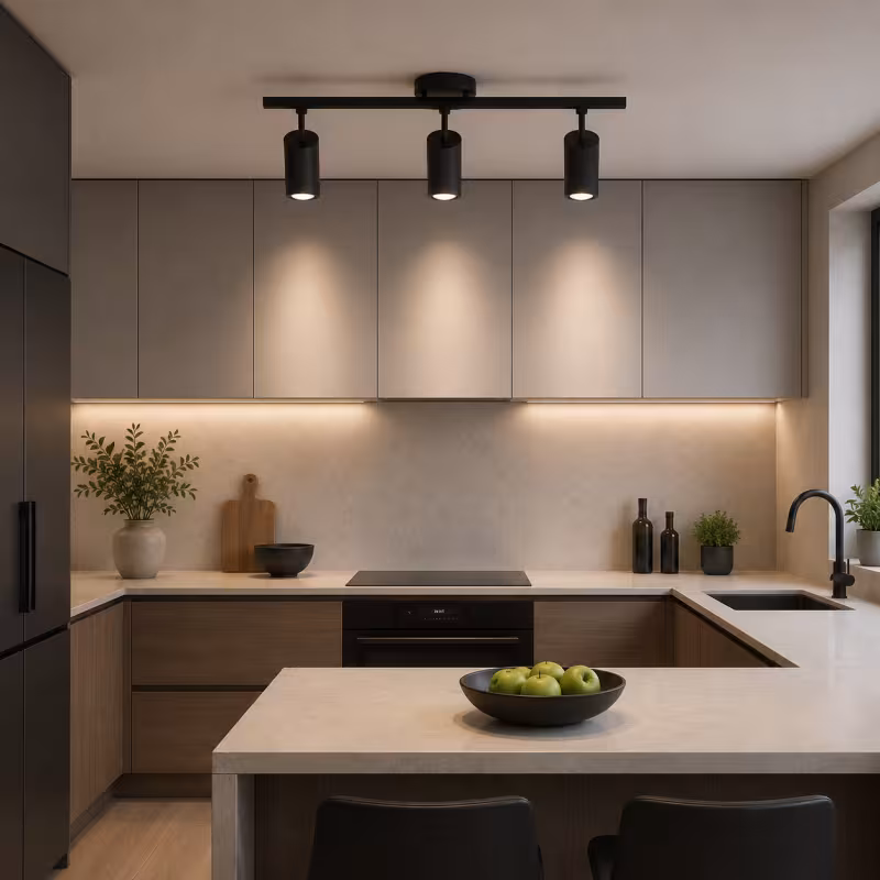 Lustra Clasica Sisimiut, 3xGU10, Metal, Negru