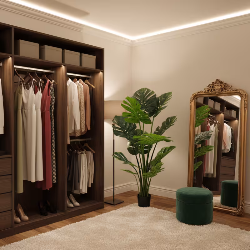 Previzualizare 3: Planta Artificiala Tip Monstera Deliciosa, Cu Frunze Bogate, 160 cm, Verde