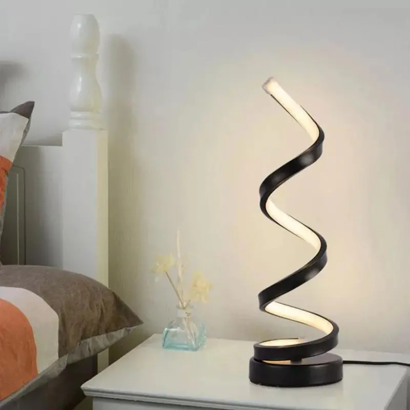 Previzualizare 2: Veioza LED Afet 38W, Silicon si Metal, Negru