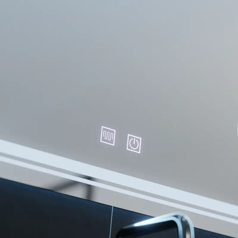 Previzualizare 2: Oglinda LED Rectangulara, 80x60cm, CANTO Touch, Sistem Dezaburire, Dimabila