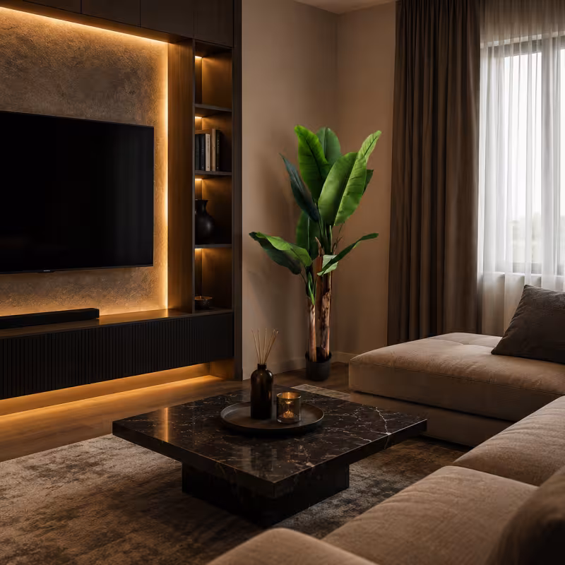 Previzualizare 2: Planta Artificiala Copac Tip Bananier, 160 cm, 2 tulpini, 10 frunze, Verde, cu Ghiveci