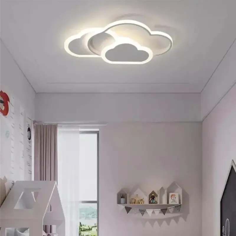 Previzualizare 4: Lustra LED RIOKO cu Telecomanda, 48W, 3 Nori, lumina Rece/Calda/Neutra, Dimabila, Alb