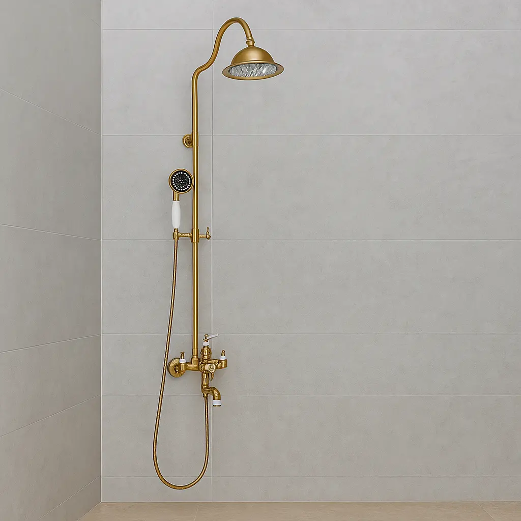 Coloana Dus, Alama Sanitara, Auriu, WZY/310/B