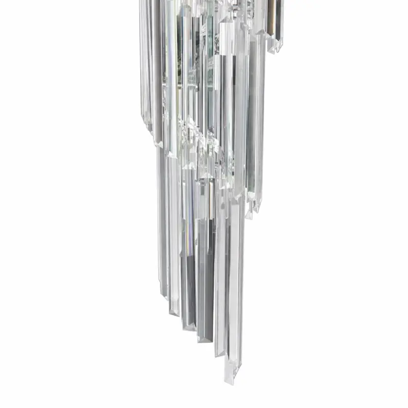 Previzualizare 3: Candelabru Cristal CC110/600x1800BK , 28xE14, Diametru 60cm, Inaltime 180cm, Negru, Inaltime Reglabila, Design Elegant