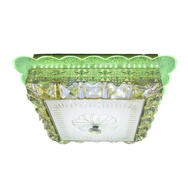 Previzualizare 4: Lustra LED cu cristal ANAIDA RGB 20W, 3000K / 4000K / 6000K, Auriu