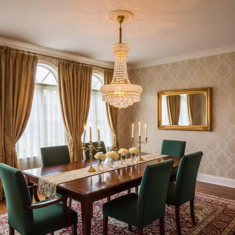 Previzualizare 2: Candelabru Cristal NUVOLA Magno, 15xE14, D60 cm, Auriu, Inaltime Reglabila, Metal si Cristal