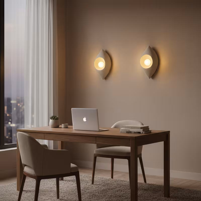 Previzualizare 2: Aplica Decorativa LEFFER, 30x20cm, 1xE27, Polistiren, Alb