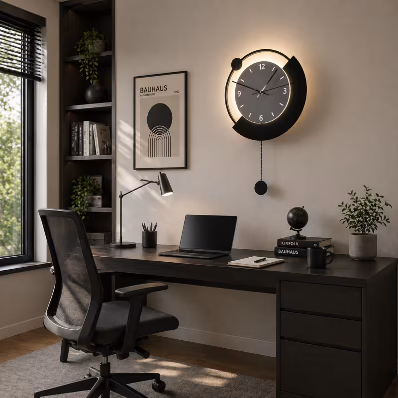 Previzualizare 3: Aplica LED Decorativa ARC Ø30 cm Lumina Rece/Neutra/Calda Negru
