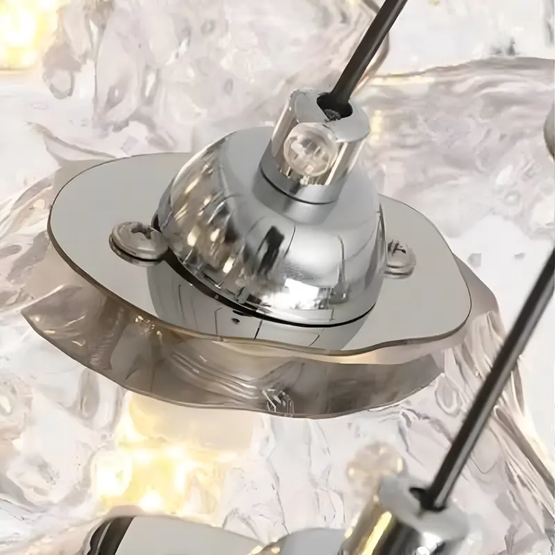 Previzualizare 2: Lustra MODERNA ECOLUCE, Glob, 13xE27, Inaltime Reglabila, Crom