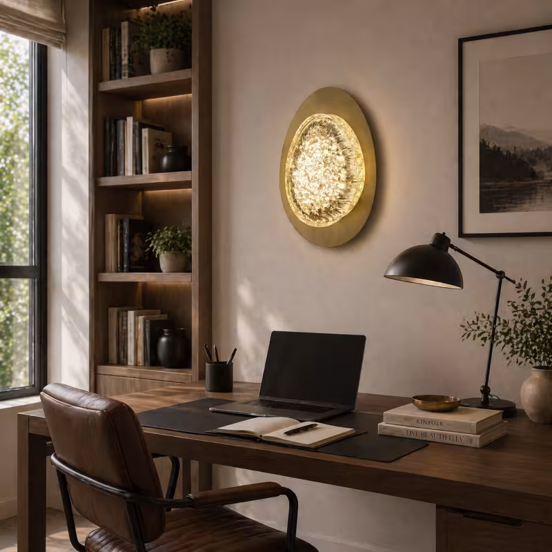 Previzualizare 2: Aplica LED Decorativa GEM Lumina Rece/Neutra/Calda Auriu